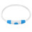 Wiederaufladbares LED Dog Collar Blau USB 4