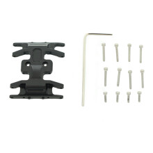 1:24 RC Car Accessories Gear Box Base Skid Plate Mount for Axial SCX24 4WD Accs Black