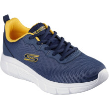 (, ) Skechers BOBS B Flex Icy Edge Textile Men's Navy Trainers