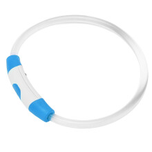LED Leuchthalsband Wiederaufladbar 3 Modi Blau