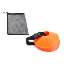 Football Cones Disc Cones Soccer Agility Cones Sports Training Cones 40 orange logo discs