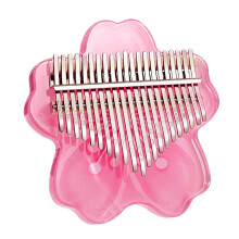 Profession Kalimba 17/21 Keys Thumb Piano with Study Cherry blossom paint 21 tones