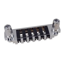 Vintage Bridge Tailpiece with Fine Tuners Stud Guitar Stop Bar Tailpiece Durable Silver