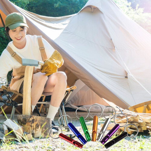 Notfallpfeife Rot für Outdoor und Survival 2