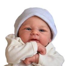 19inch Handmade Doll Baby Silicone Eyes Open Toy New Born Children