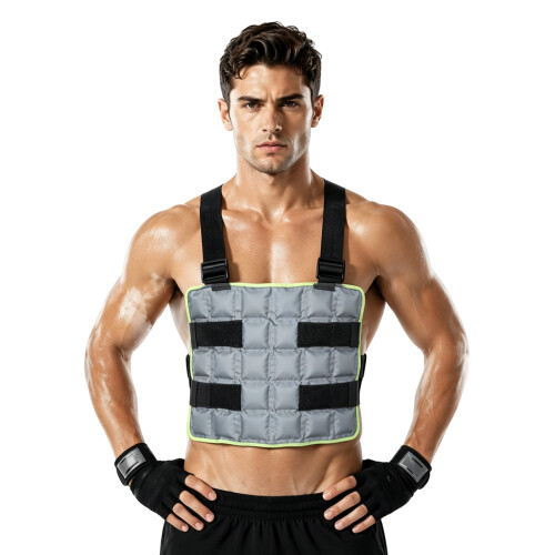 Adjustable Cooling Vest for Summer Workouts, Hiking, Motorcycle and Commute Gray