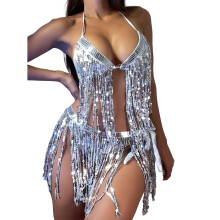Woman Bikini Set String Triangle-Sexy Swimsuits Three-Point Bikini Bathing Suit S