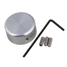 Guitar Effect Pedal Cap Footswitch Toppers Electric Guitar Pedal Foot Nail Cap Silver