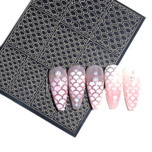 DIY Nail Wraps Decoration 3D Leopard Print Polish Stickers for Fashionable Look H368