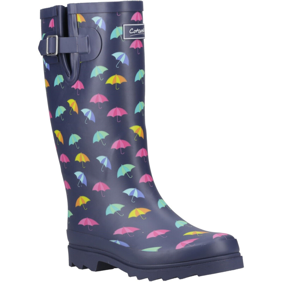 Cotswold Women's Cleeve Tall Wellingtons Blue Size 4 (37) - Image 5