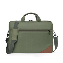 15.6in Notebook Briefcase Shoulder Bags Business Travel Handbags Computer Bag Green