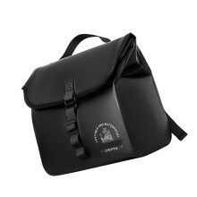 Spacious Motorcycle Accessory Bag Quick Removal System For Everyday Travel Black