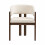 (Walnut, Boucle) 6 Solid Wood Dining Chairs - Walnut Boucle 9