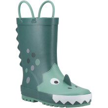 (, ) Cotswold Puddle Boot 3D Rubber Unisex Kid's Green Wellington Boots