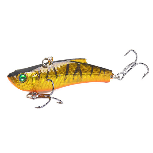 Winter Ice Fishing Lures Baits with Sharp Hooks Vibration Hard Baits Crankbait 7