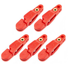 5 Pcs Heavy Tension Snap Release Clips Long Line Snaps Padded Release Clip Red