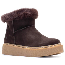 (, ) Hush Puppies Becca Suede Women's Chocolate Winter Ankle Boots