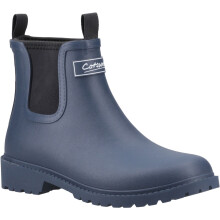 (, ) Cotswold Barton Rubber Women's Navy Wellington Boots