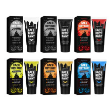 Zephoco Face & Body Paint Kit, Vibrant Colors, Smooth & Natural Pigment, Portable for Daily Use