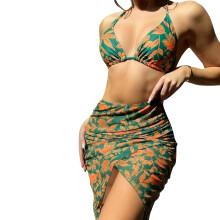 Sexy Women Bathing Suit Backless Pleat Drawstring Swimsuit Summer Party Supplies A S