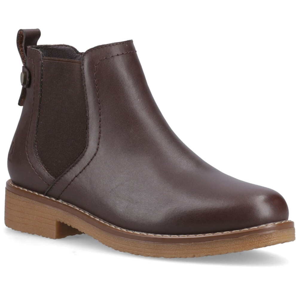 Hush Puppies (, ) Maddy Leather Suede Women's Chocolate Boots