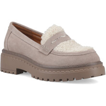 (, ) Hush Puppies Odessa Leather Women's TAUPE Loafers