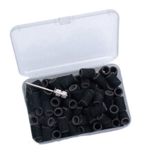 80/120/150/180/240 Nail Sanding Bands Gel Polish Remover for Electric Nail File Black 150