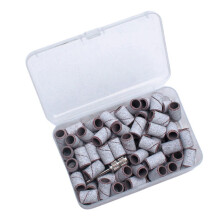 80/120/150/180/240 Nail Art Sanding Bands Gel Polish Remover Tool Accessories White 240