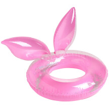 Float Bunny Swimming Circle Cute Swimming Ring Float Toys for Pool Party/Game Pink 90
