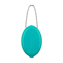 Beaded Chain Coin Purse with Pinch Closure for Daily Carry and Travel Green blue