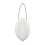 Small Coin Holder with Beaded Chain and Squeeze Closure for Commuting White 1