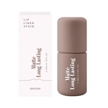 Matte Long-Lasting Lip Liner Pencil Brown Smooth Easy Application Smudge-Proof Daily Commute Portable Makeup