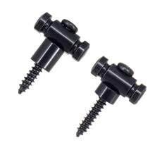 Guitar String Tree Guides Set with Screws Guitar Accessories for Electric Guitar Black