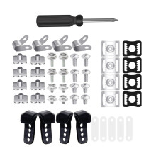 60pcs Football Helmet Repair Kits with Srewdriver Hockey Helmet Replacement Part