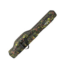 Tackle Storage Bag Oxfordcloth Fishing Rod Case Multiple Layers 1.3 meters green cam