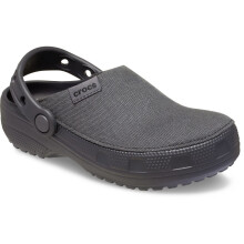 (, ) Crocs Classic Crafted Textile Blend Unisex Kid's Black Clogs