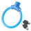 Rings Shape Bicycles Antitheft Lock High Security Mountain Bicycles Lock Blue 1