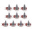 10 Pcs B250K Guitar Mini Metric Sized Control Pots Linear Taper Potentiometer 1