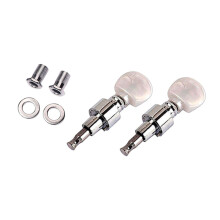 Pearled Banjo Pegs Tuning 2 Head Tuner Tone Keys Musical Instrument Parts Set
