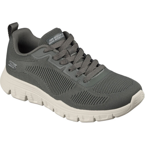 Skechers (, ) Skechers BOBS B Lite Textile Women's Olive Trainers