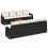 VidaXL vidaXL Gartensofa-set 9 stk. Schwarz und Creme Poly-Rattan 2