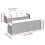 VidaXL vidaXL Gartensofa-set 9 stk. Schwarz und Creme Poly-Rattan 11