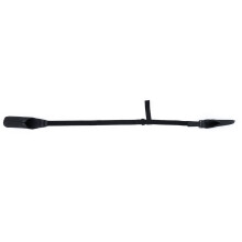Fishing Rod Sleeve with Tip Cap and Butt Guard for 58-170cm Rod Storage Use Black