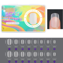 Short Round Square Almond Fake Nail Short Fake Nails Supplies Manicure style 1