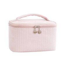 Large Capacity Travel Cosmetic Bag Toiletries Organizer Makeup Bags for Women Pink