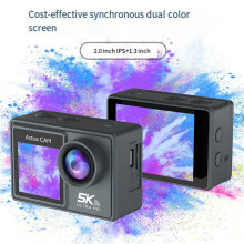2X WiFi Anti-Shake Action Kamera 5K 30FPS Dual Screen 170 Weitwinkel 30M Wasserdichte Sportkamera mit Fernbedienung