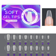 Short Round Square Almond Fake Nail Short Fake Nails Supplies Manicure style 2