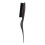 Teasing Brush Rat Tail Bristle Brush Three Row Salon Combs for Back Combing Root Black 1