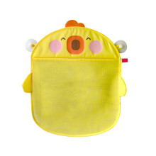 Mesh Bath Toy Holder Hanging Bath Toy Storage Bag for Tub Bathtub Toy Basket W