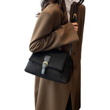 Vintage Shoulder Bag Leathers Crossbody Bag Casual Messenger Bag for Women Lady Black